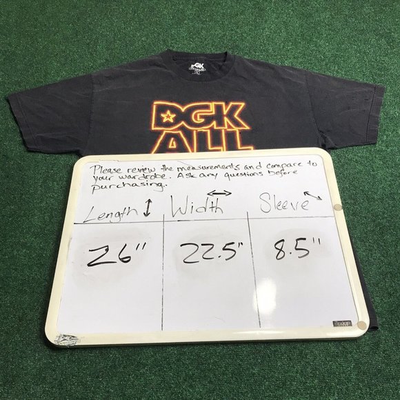 DGK All Night Designer Skating Skateboard Graphic T-shirt Men Adult XL Black - Picture 8 of 8